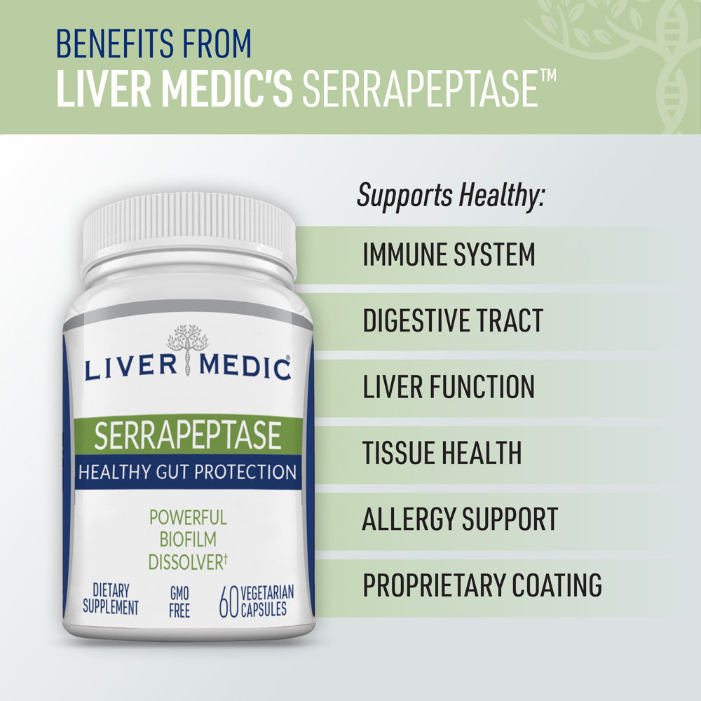 Benefits of Serrapeptase: